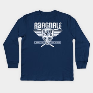 Abagnale Flight School Kids Long Sleeve T-Shirt